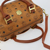 Secondhand MCM Visetos Handbag Canvas and