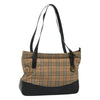 Secondhand Burberry Nova Check Tote Canvas and