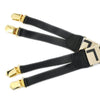 Secondhand Chanel Logo Suspenders Beige