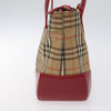 Secondhand Burberry Nova Check Handbag Nova Check Canvas and