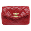 Chanel Vintage CC Flap Waist Bag Quilted Leather