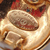 Chanel Vintage CC Round Drop Clip-On Earrings Metal