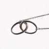Tiffany & Co. Elsa Peretti Double Loop Pendant Necklace Silver 925