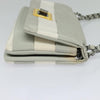 Secondhand Chanel Mademoiselle Lock Chain Flap Bag Grosgrain