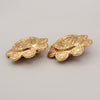 Secondhand Chanel Vintage CC Flower Clip-On Earrings