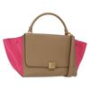 Celine Bicolor Trapeze Bag Leather
