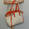 Salvatore Ferragamo Gancini Tote Canvas and Leather