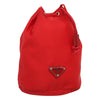Secondhand Prada Vela Drawstring Bucket Pouch Tessuto