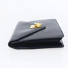 Secondhand Celine Clutch Bag Navy Leather Accessories