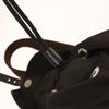 Prada Double Pocket Drawstring Backpack Nylon with Studded Detail