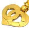 Secondhand Chanel Vintage CC Heart Cut Out Drop Clip-On Earrings