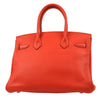 Secondhand Hermes Birkin Handbag Pink Clemence with Palladium Hardware
