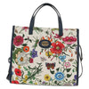 Secondhand Prada Floral Open Tote Printed