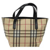 Secondhand Burberry Nova Check Tote canvas check pattern