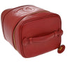 Secondhand Chanel Vanity pouch Red Calfskin Bags
