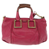 Secondhand Chloe Ethel Handbag Pink Leather Bags