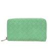 Bottega Veneta Intrecciato Long Zip  Wallet Leather
