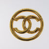 Chanel CC Brooch Metal