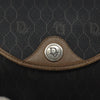 Christian Dior Vintage Honeycomb Flap Crossbody Bag Coated Canvas