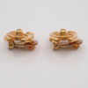 Chanel CC Button Clip-On Earrings Metal