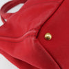 Secondhand Prada Canapa Tote Red Canvas Accessories