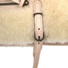 Balenciaga Papier A6 Zip Around Classic Studs Bag Shearling