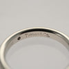 Tiffany & Co. Elsa Peretti 1 Diamond Stacking Band Ring 950 Platinum with Diamond