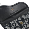 Christian Dior Saddle Flap Wallet Diorissimo Canvas