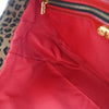Fendi Vintage FF Handle Tote Leopard Print Jacquard