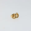 Secondhand Christian Dior Vintage Logo Round Clip-On Earrings