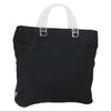 Prada Resin Handle Tote Tessuto