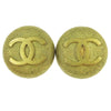 Chanel CC Round Earrings Metal