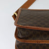 Secondhand Celine Vintage Macadam Shoulder Bag Canvas and