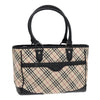 Secondhand Burberry Nova Check Tote canvas check pattern