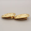 Secondhand Chanel clips bouton ovale ange logo Gold-plated