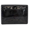 Secondhand Celine Clutch Bag Black Patent Leather Accessories