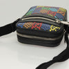 Secondhand Gucci Front Zip Messenger Bag Psychedelic Print GG