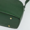 Secondhand Celine Shoulder Bag Green Leather Bags