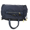 Prada Zip Convertible Shopping Tote Tessuto with Saffiano Leather