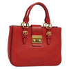 Secondhand Miu Miu Madras Convertible Lock Tote