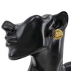 Secondhand Chanel Vintage Round CC Clip-On Earrings