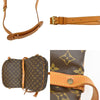 Louis Vuitton Saumur Handbag Monogram Canvas