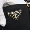 Secondhand Prada Convertible Top Handle Tote Tessuto with Vernice Saffiano