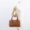 Secondhand MCM Visetos logogramme Handbag Canvas and