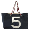 Secondhand Chanel No.5 Tote Canvas and