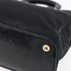 Secondhand Prada Convertible Top Handle Tote Tessuto with Vernice Saffiano