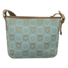 Salvatore Ferragamo Gancini Shoulder Bag Canvas