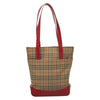 Secondhand Burberry Nova Check Tote canvas check pattern