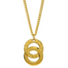 Secondhand Celine Vintage Logo Circle Pendant Necklace