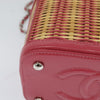 Chanel Take Away Vanity Case Rattan and Calfskin